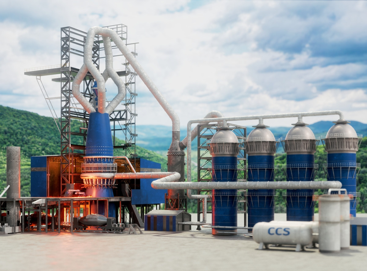 C02 reduction in steel industry