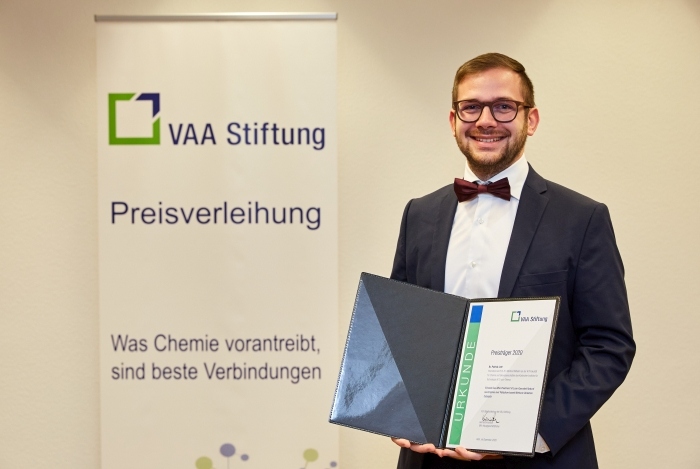 Patrick Lott erhält den Exzellenzpreis der VAA